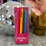 Blessed Girl Pen Set