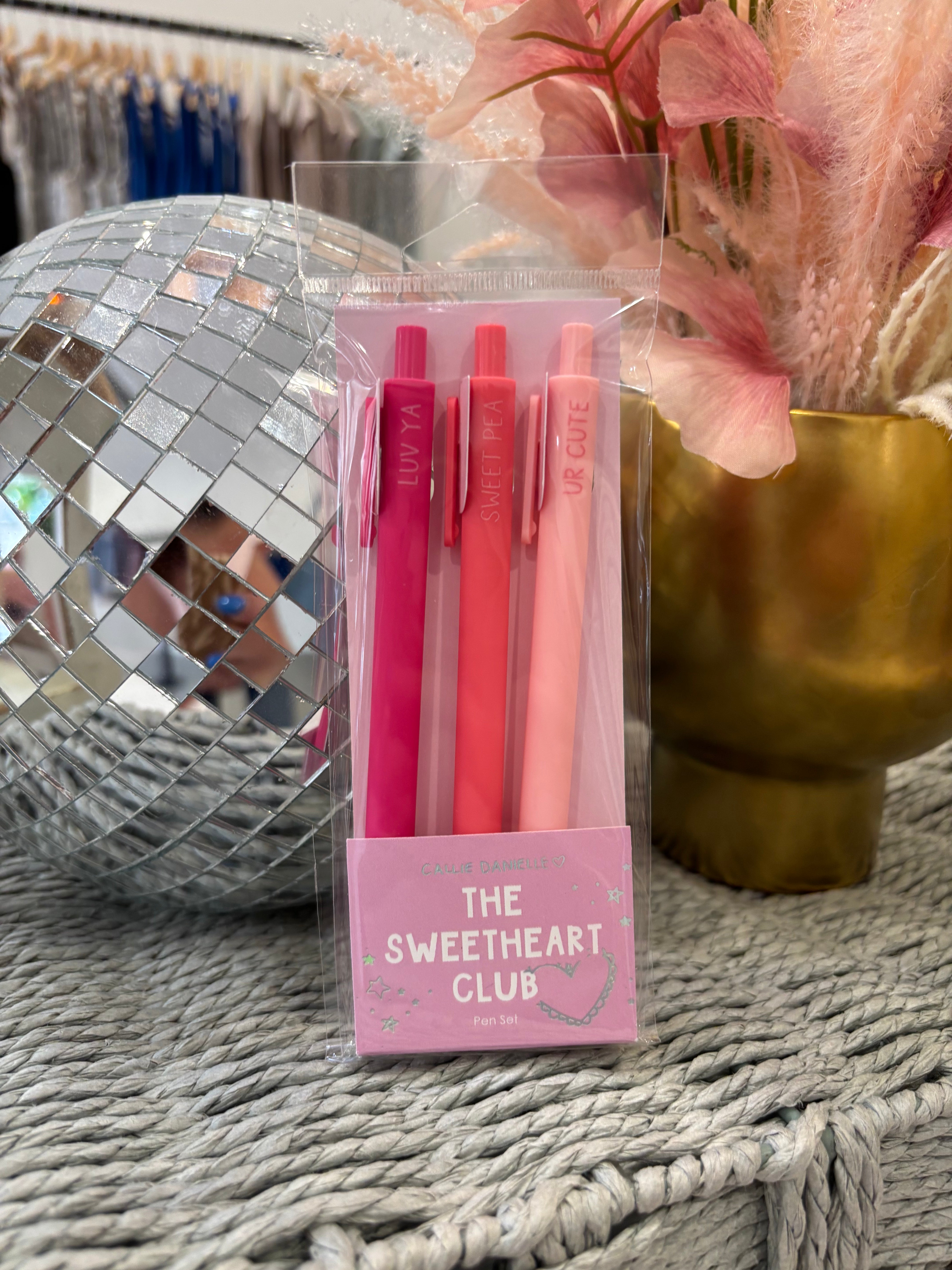 Sweetheart Club Pen Set
