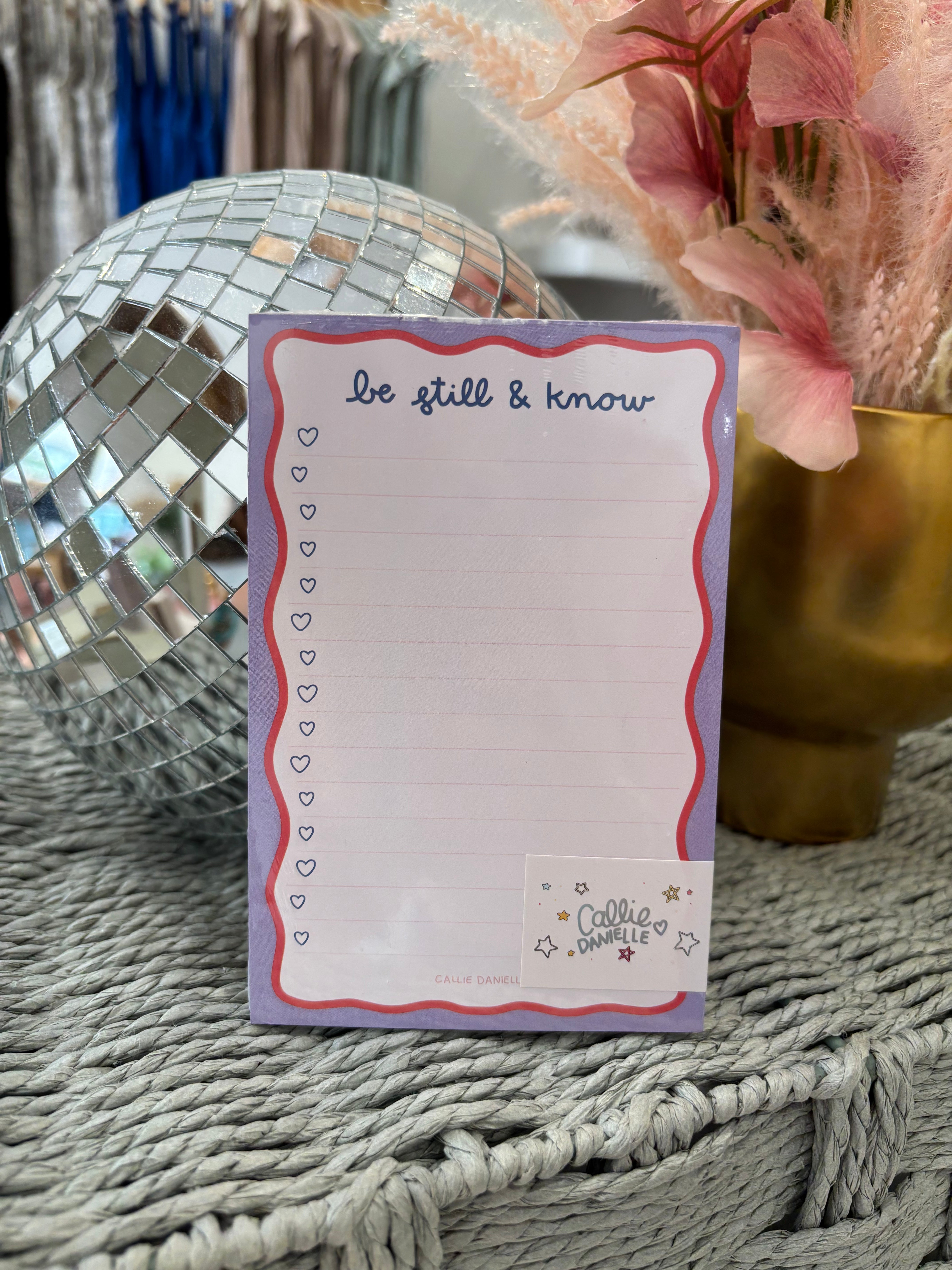 Be Still & Know Notepad