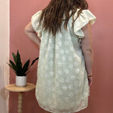 Sage Floral Woven Dress