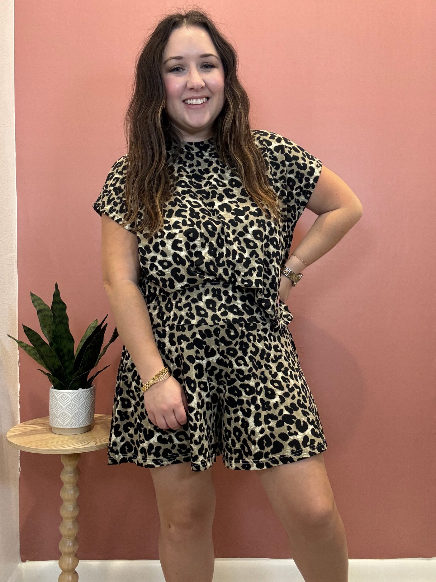 Soft Touch Leopard Knit Top