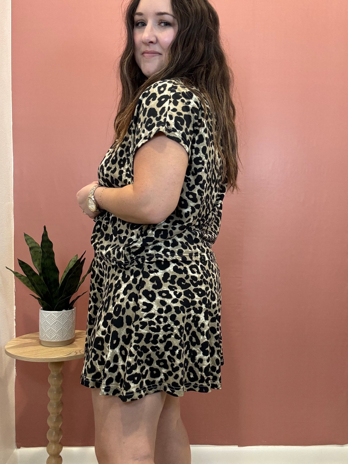 Soft Touch Leopard Knit Top
