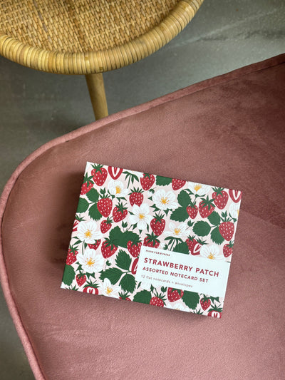 Strawberry Patch Assorted Notecard Set
