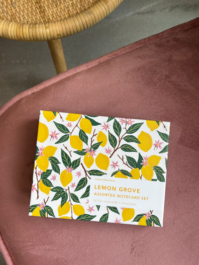 Lemon Grove Assorted Notecard Set