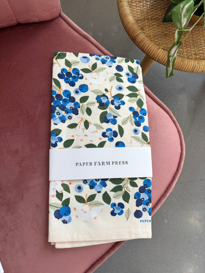 Blueberry Field Tea Towel