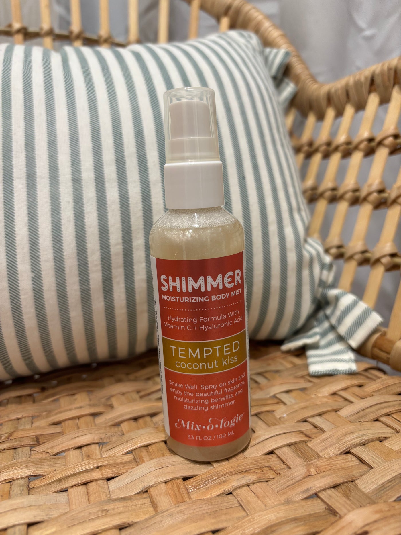 Tempted Shimmer Body Mist | Coconut Kiss