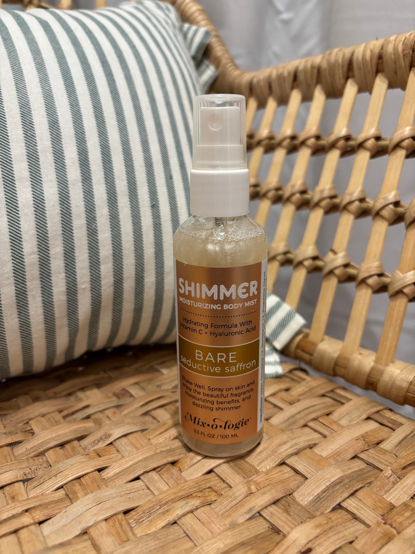 Bare Shimmer Body Mist | Seductive Saffron