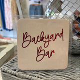 4-Pack Coaster | Backyard Bar