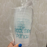 6-Pack Frosted Cups | Poolside Punch