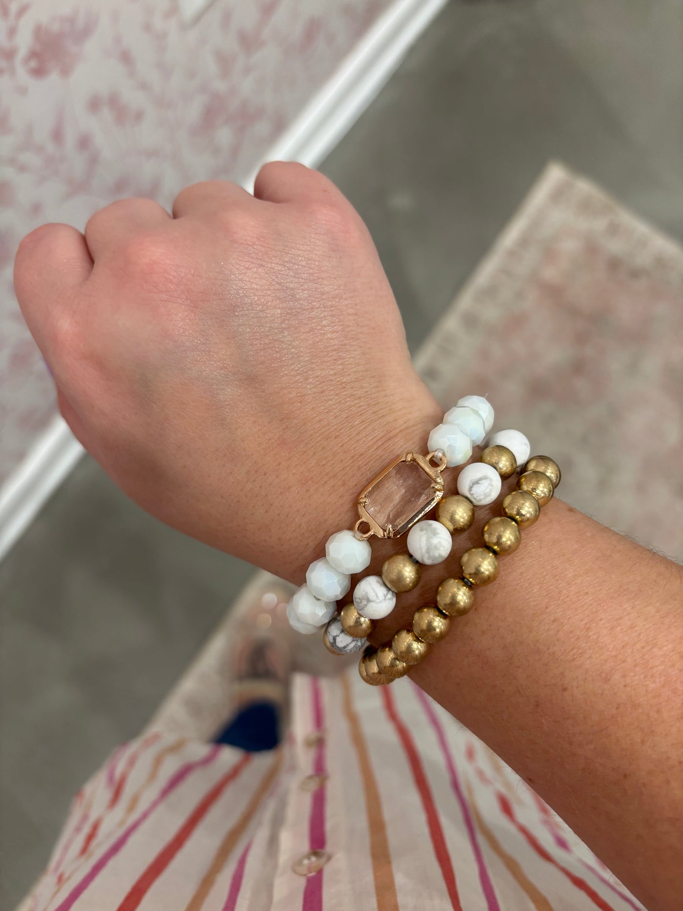 Multi Strand Beaded Bracelet