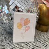 Pink Balloons Mini Card