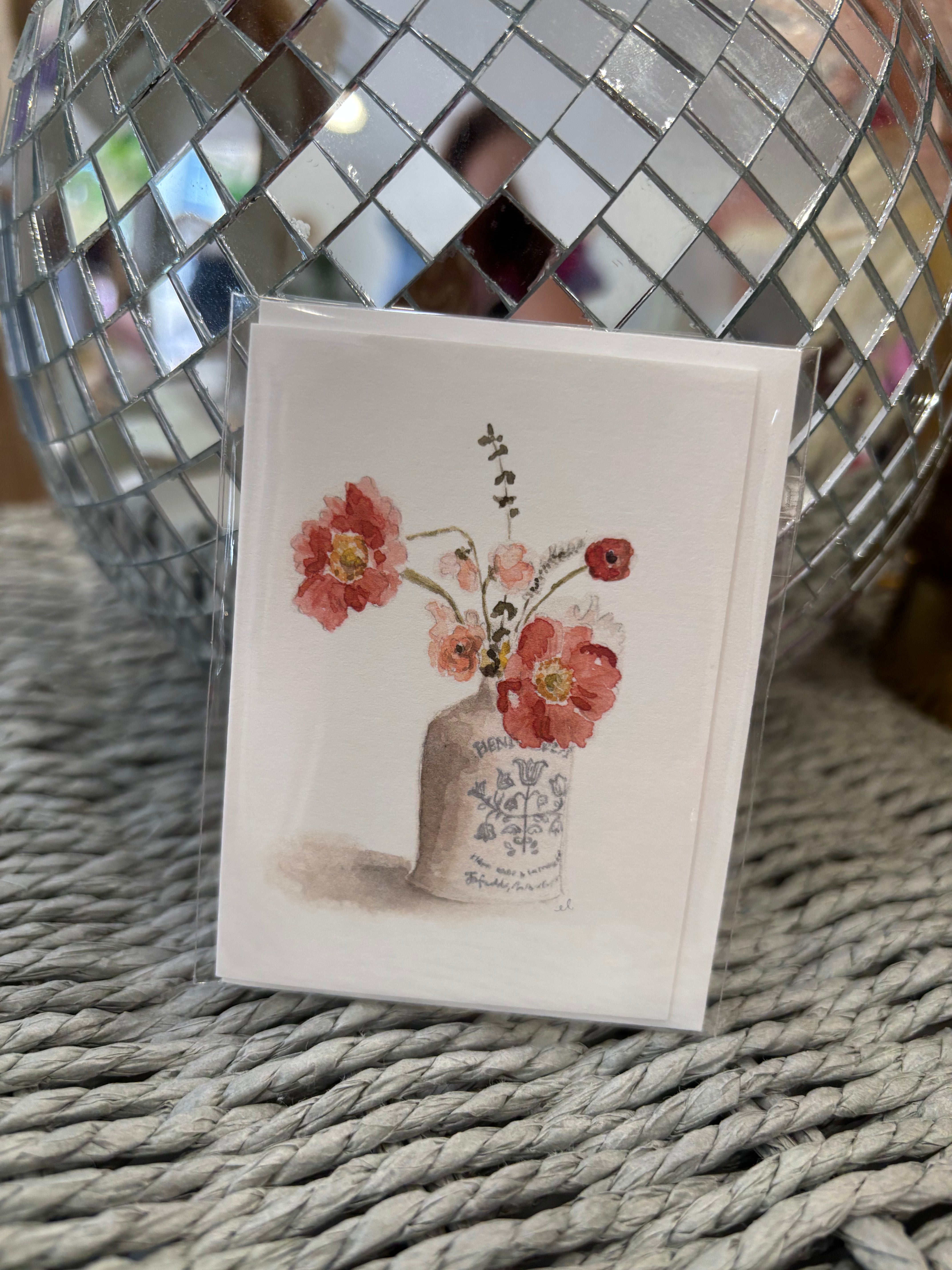 Vintage Bouquet Mini Card
