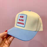 God Bless America Trucker Hat