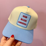 God Bless America Trucker Hat