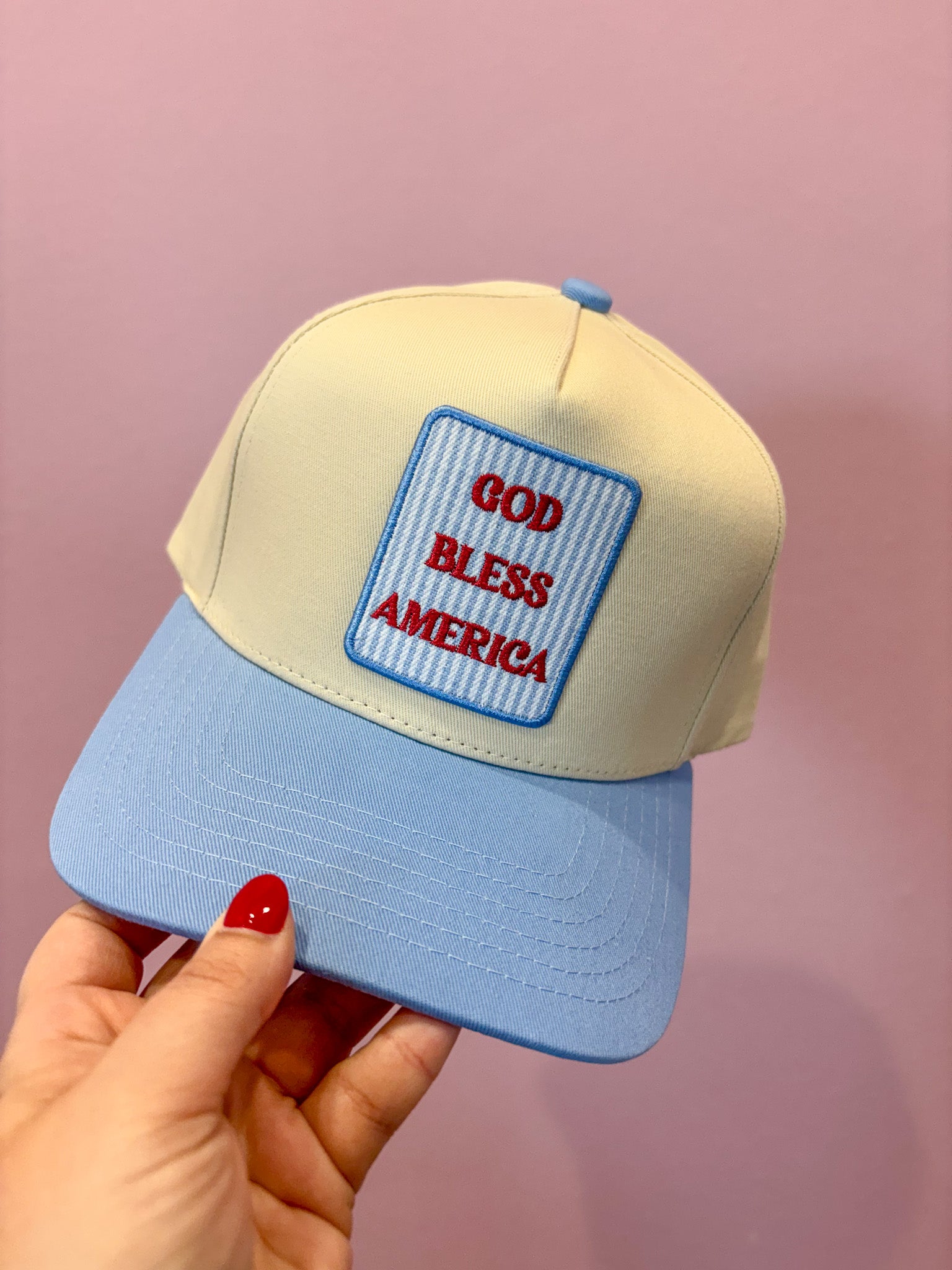 God Bless America Trucker Hat