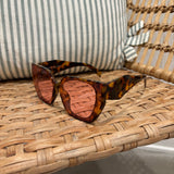 Rectangular Cat-Eye Sunglasses | Tortoise