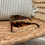 Rectangular Cat-Eye Sunglasses | Tortoise