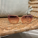 Rectangular Cat-Eye Sunglasses | Pink & Purple