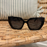 Rectangular Cat-Eye Sunglasses | Black