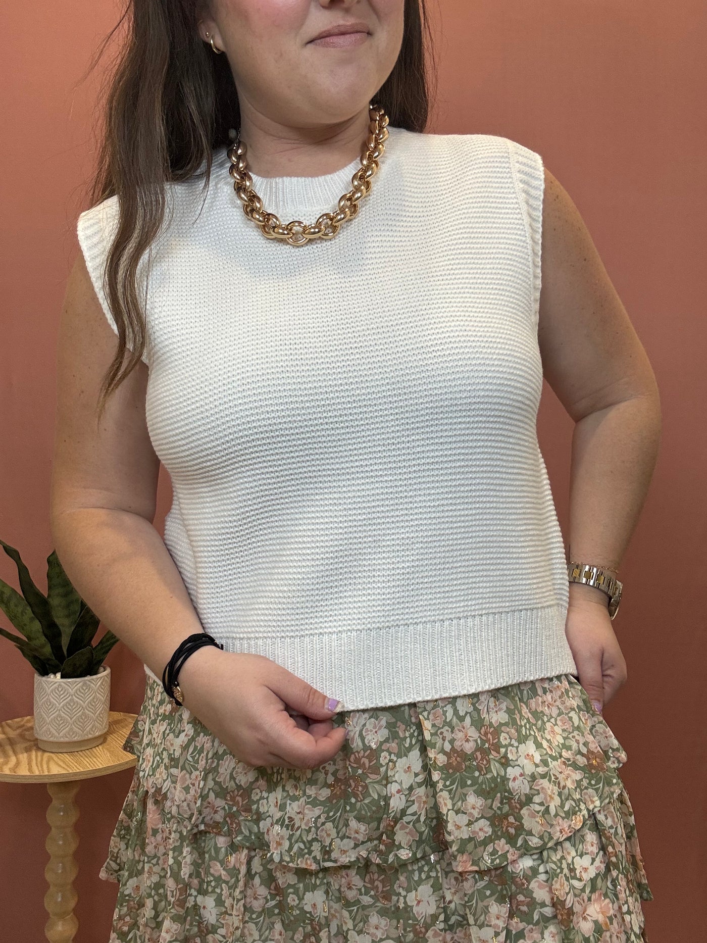 Tie Back Knitted Top