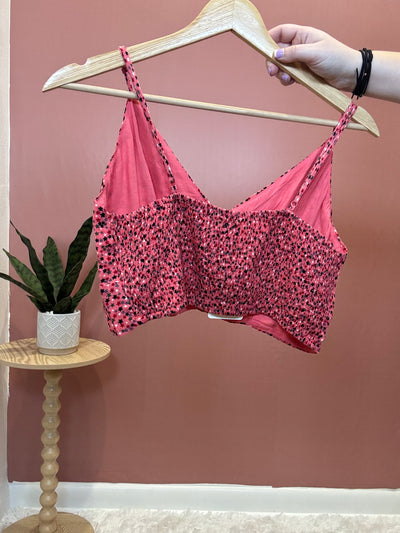 Star Printed Crop Top