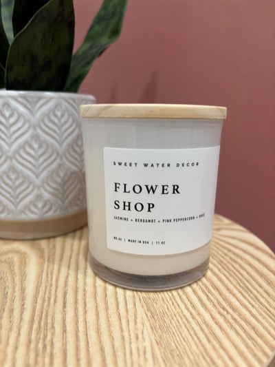 Soy Candle 11 oz | Flower Shop