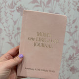 Mom's One Line A Day Leather Journal