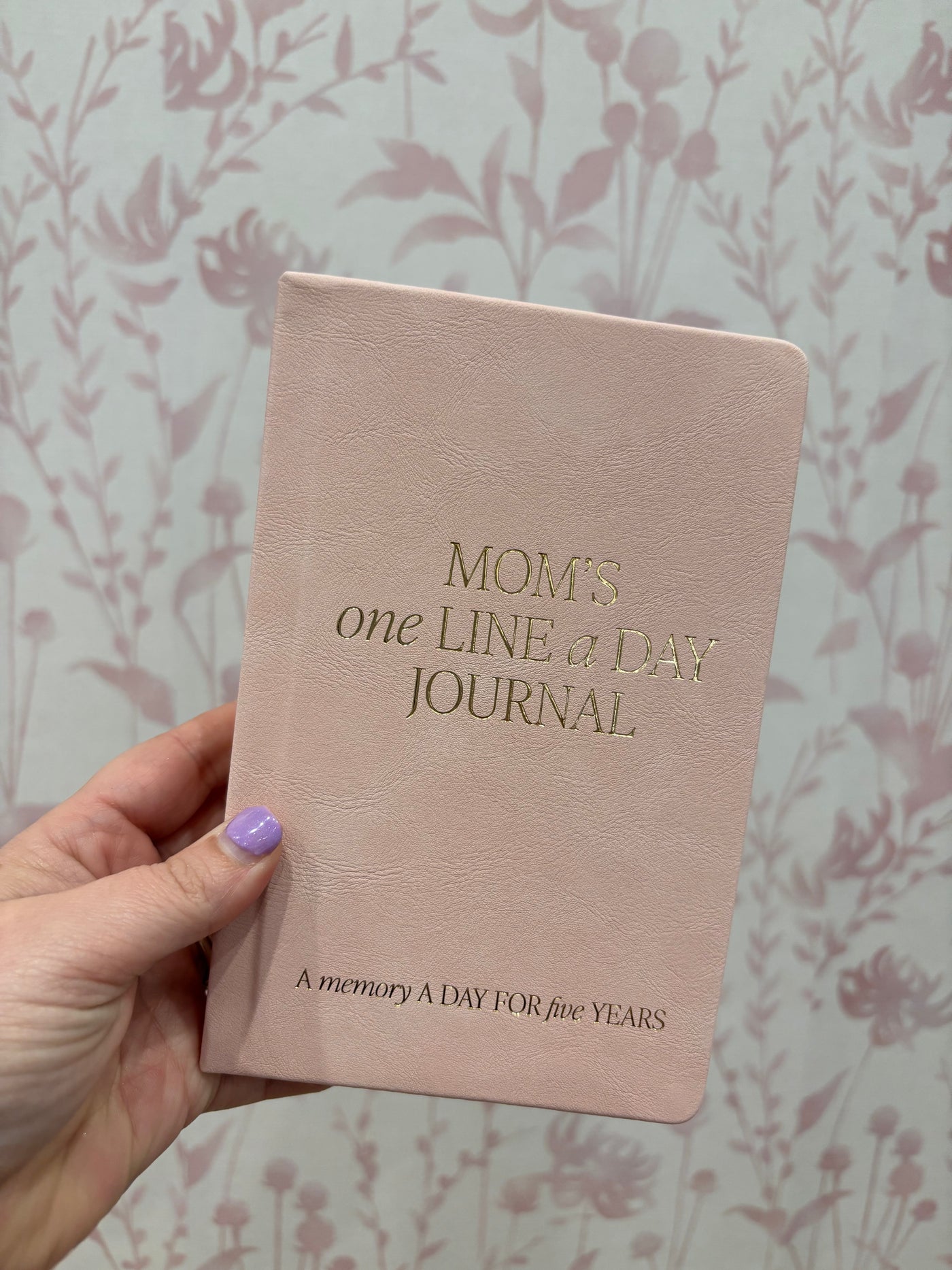 Mom's One Line A Day Leather Journal