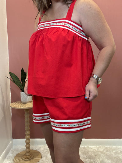Strawberry Red Shorts