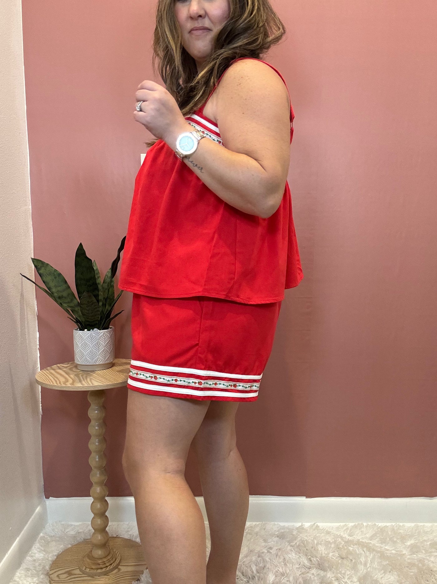 Strawberry Red Shorts