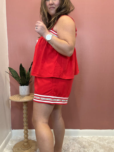 Strawberry Red Shorts