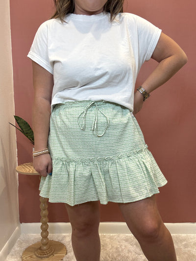 Ruffle Skort | Green