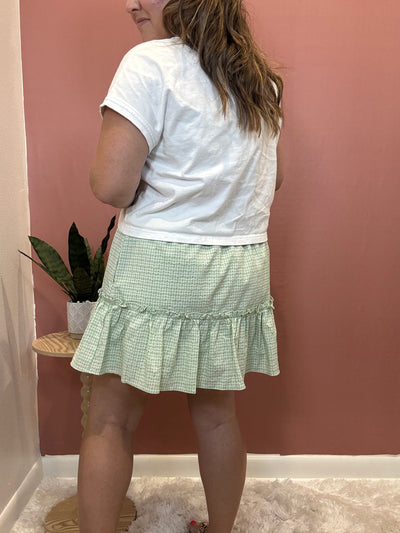 Ruffle Skort | Green