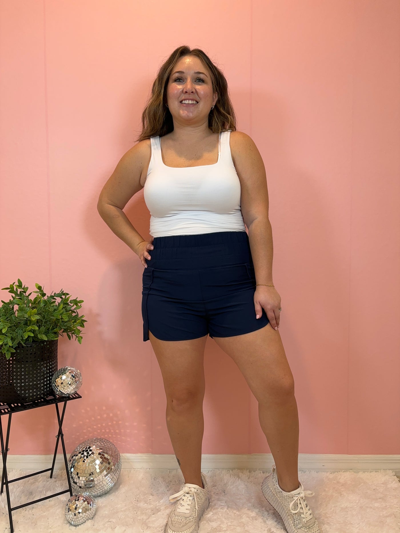 Daria Activewear Shorts | Navy