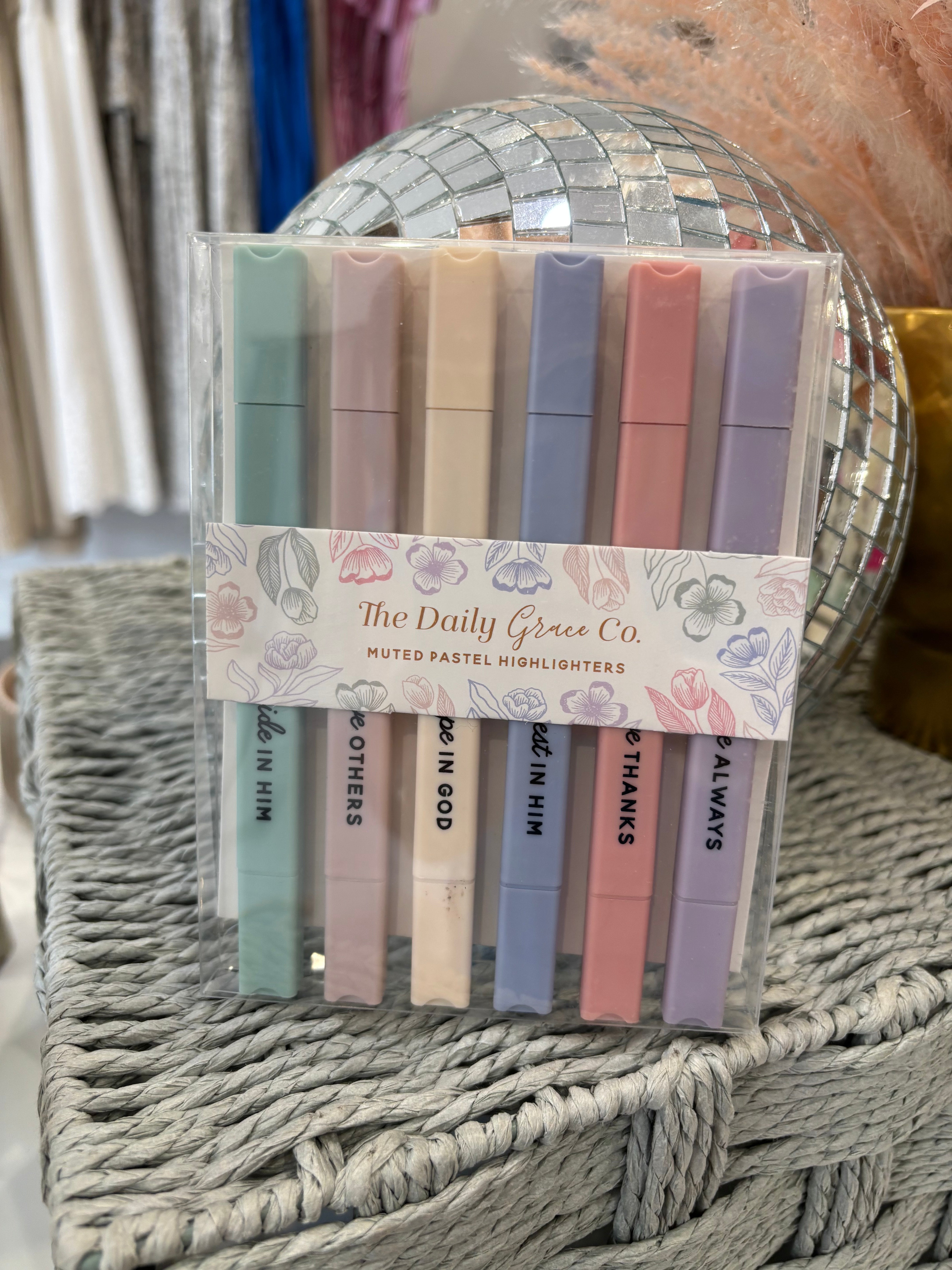 Muted Pastel Highlighter Set