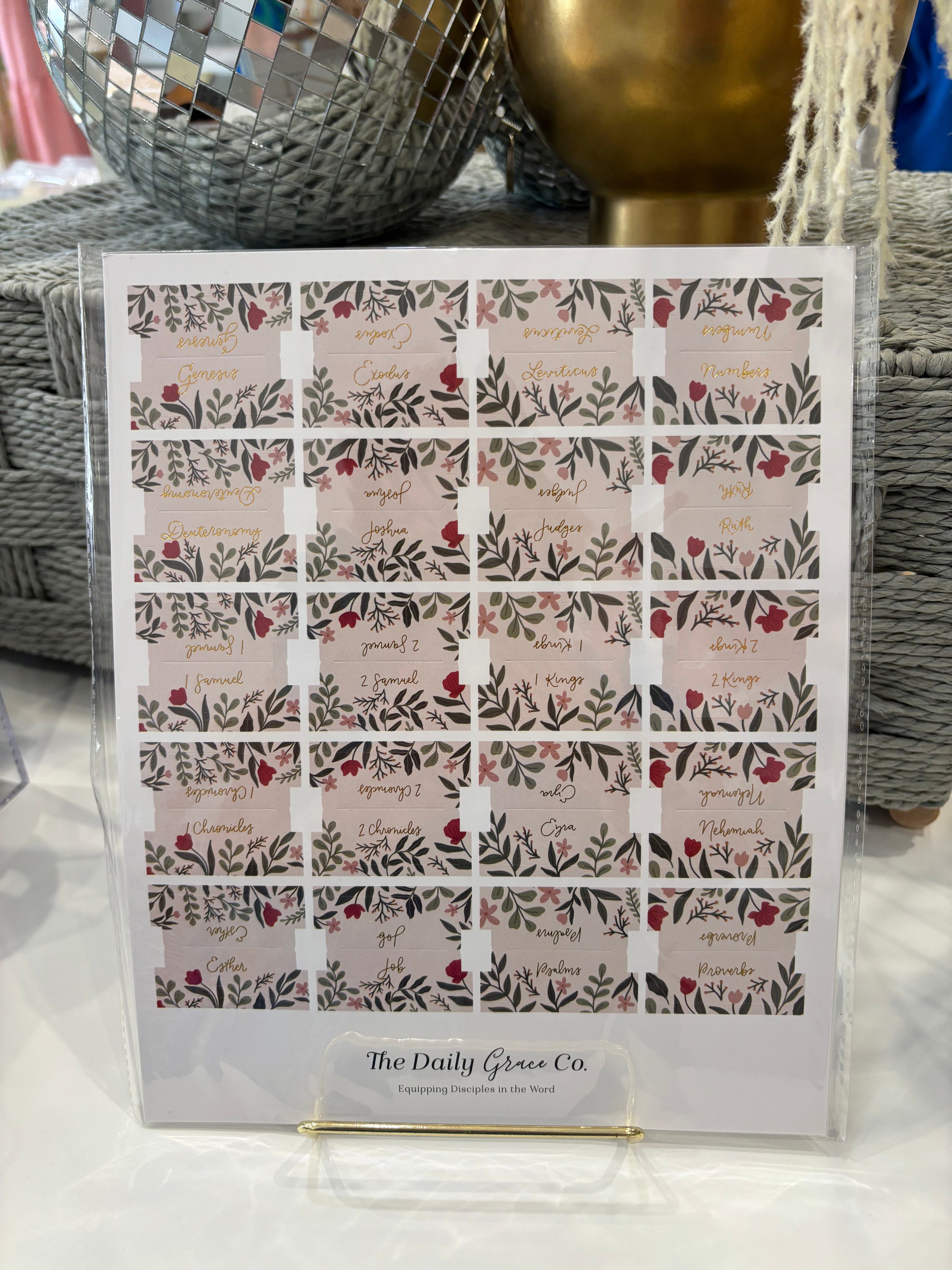 Bible Tabs | Rust Floral