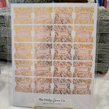 Bible Tabs | Gold Carnations