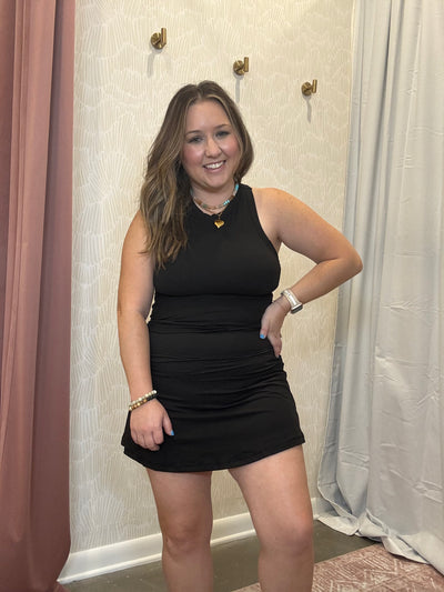 Charlotte Athletic Skort | Black