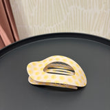 Jumbo Lay Flat Oval Claw Clip | Sun