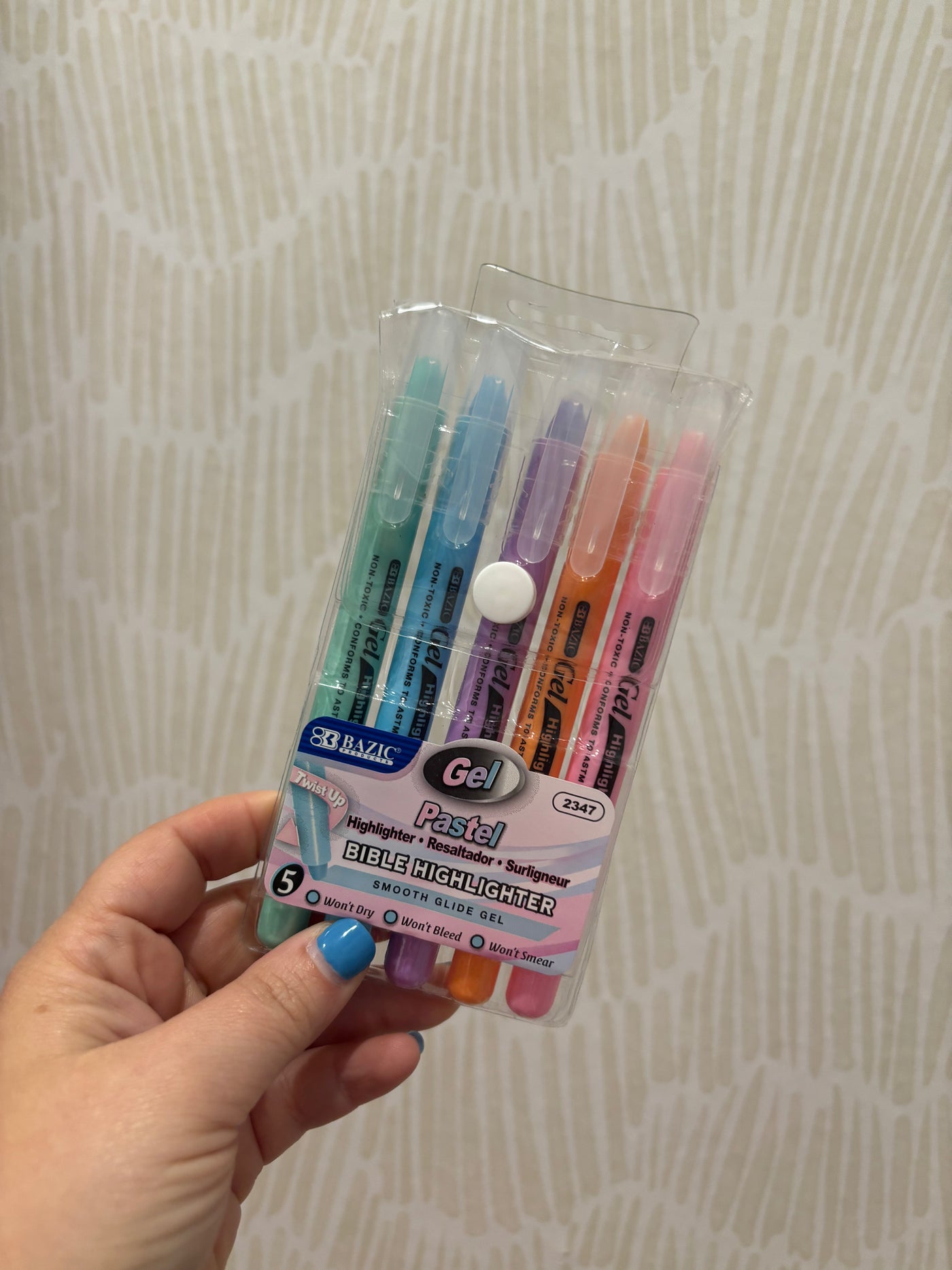 Gel Bible Highlighters - 5 Pack
