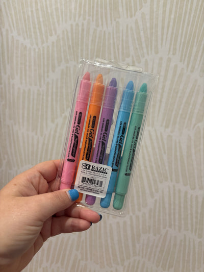 Gel Bible Highlighters - 5 Pack
