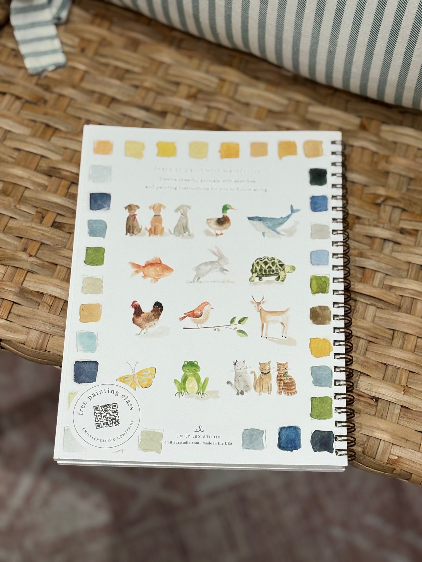 Watercolor Workbook | Animals
