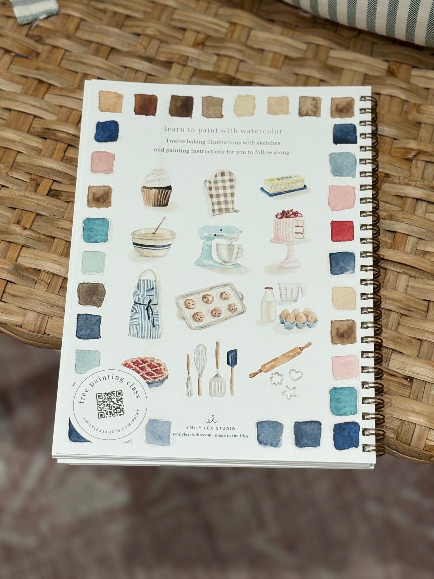 Watercolor Workbook | Baking