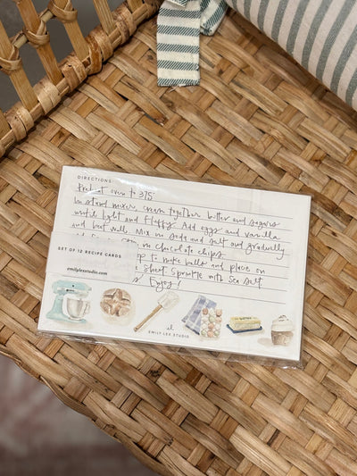 Baking Recipe Cards