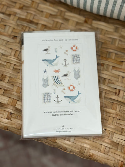 Seaside Tea Towel