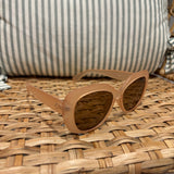 Square Lens Sunglasses | Clear Brown