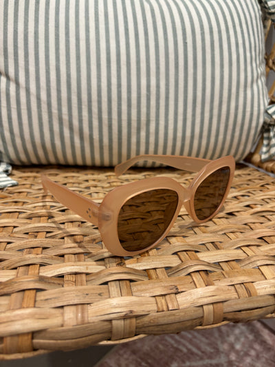 Square Lens Sunglasses | Clear Brown