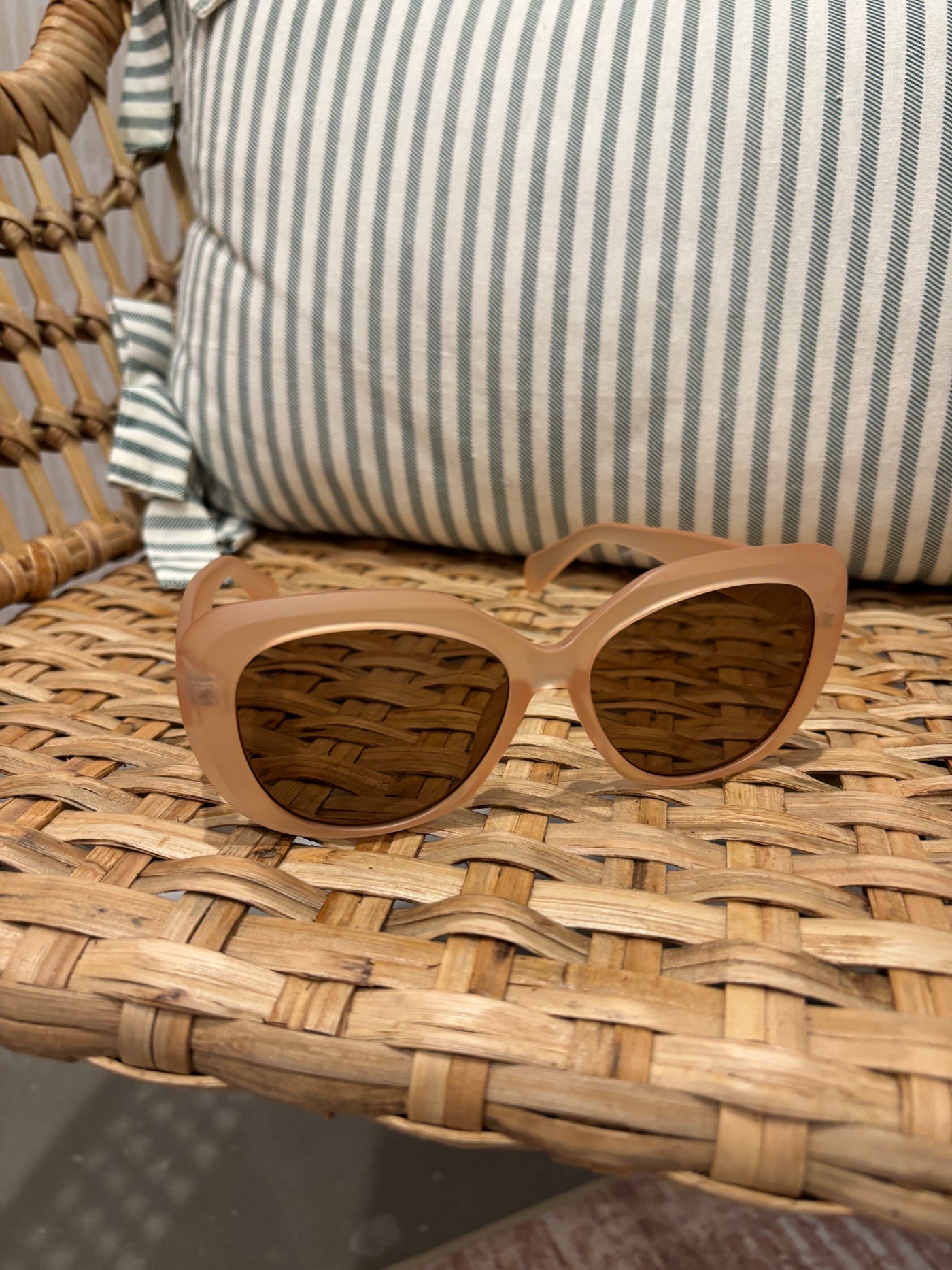 Square Lens Sunglasses | Clear Brown