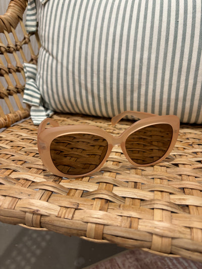 Square Lens Sunglasses | Clear Brown