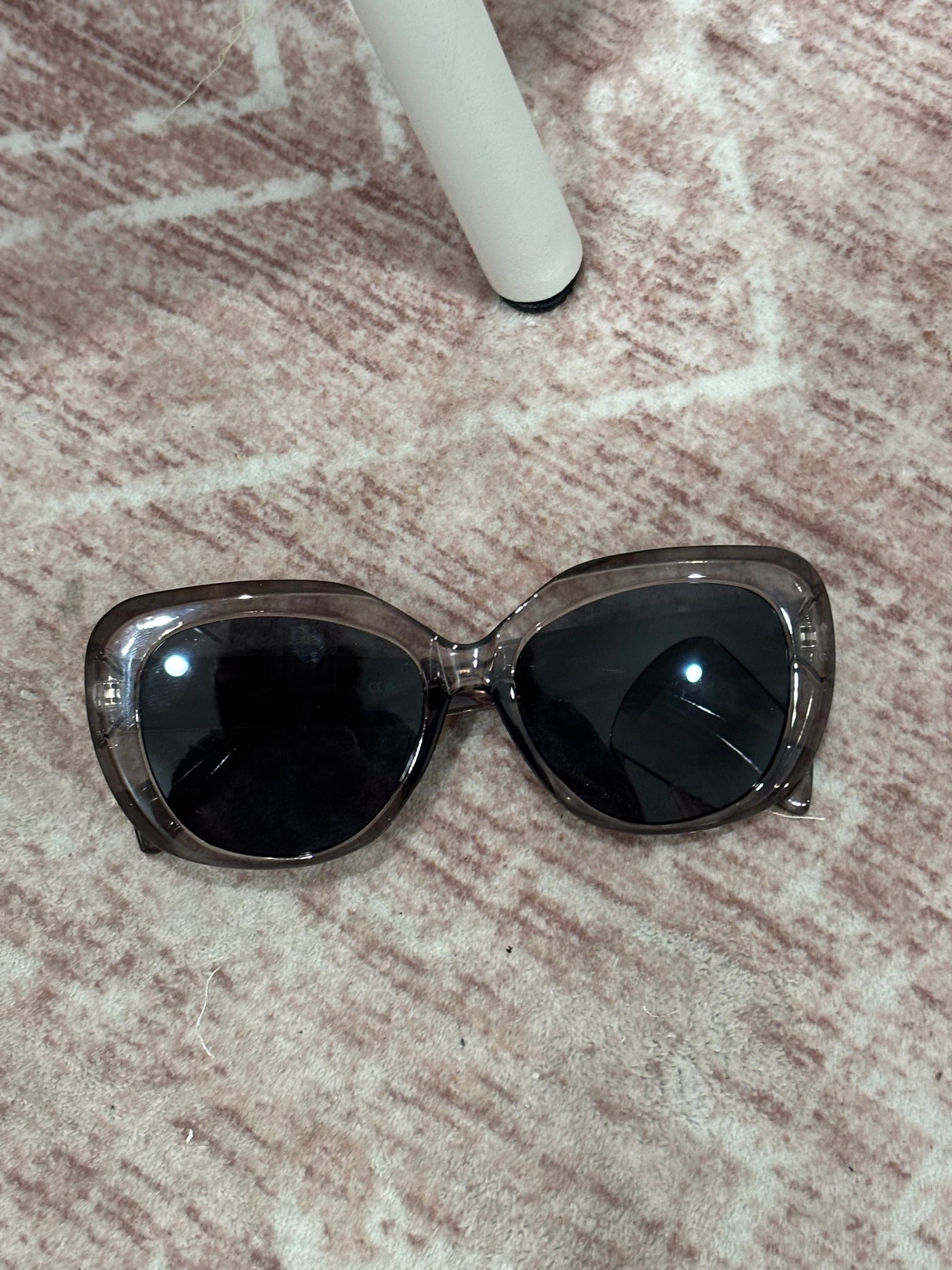 Square Lens Sunglasses | Clear Black